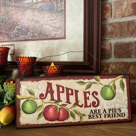 Vintage Rustic Decor Wooden
APPLES Wooden Hanging Sign
Country Farmhouse 13" - Picture 5 of 8